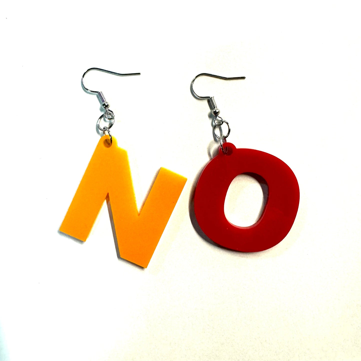 N O Earrings