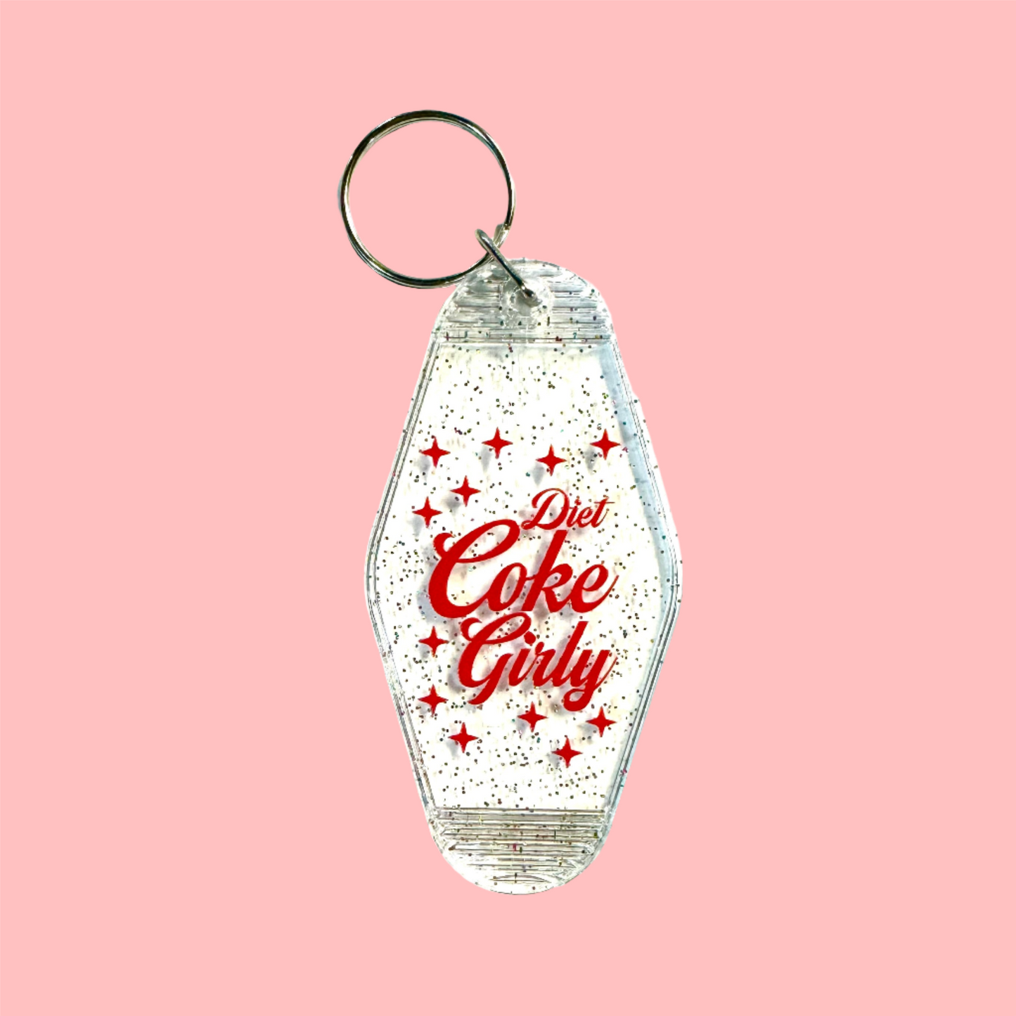 Diet Coke Girly Keychain