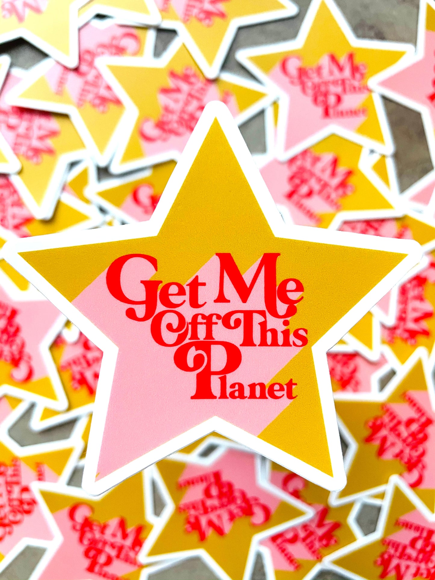 Get Me Off This Planet Sticker