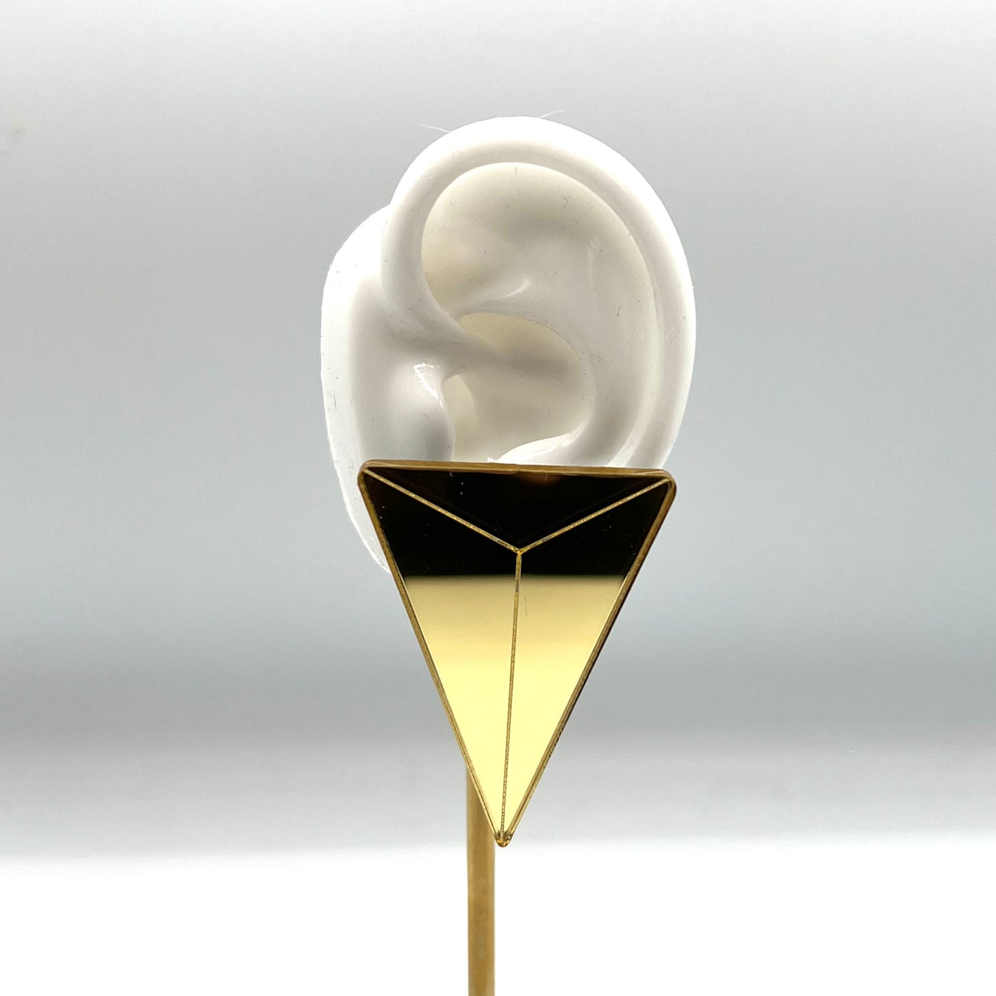 80s Spike Earrings - Gold