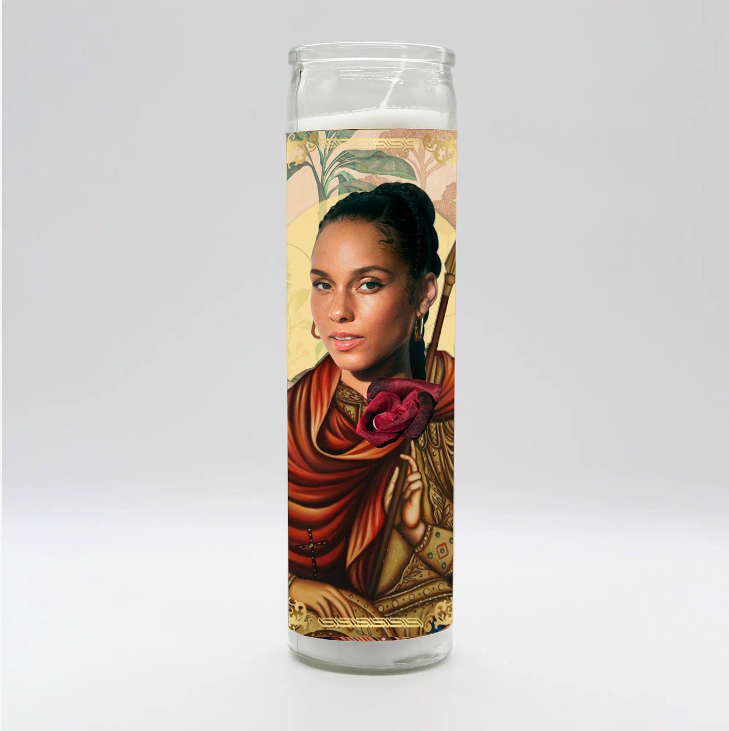 Saint Queen of the Keys Candle
