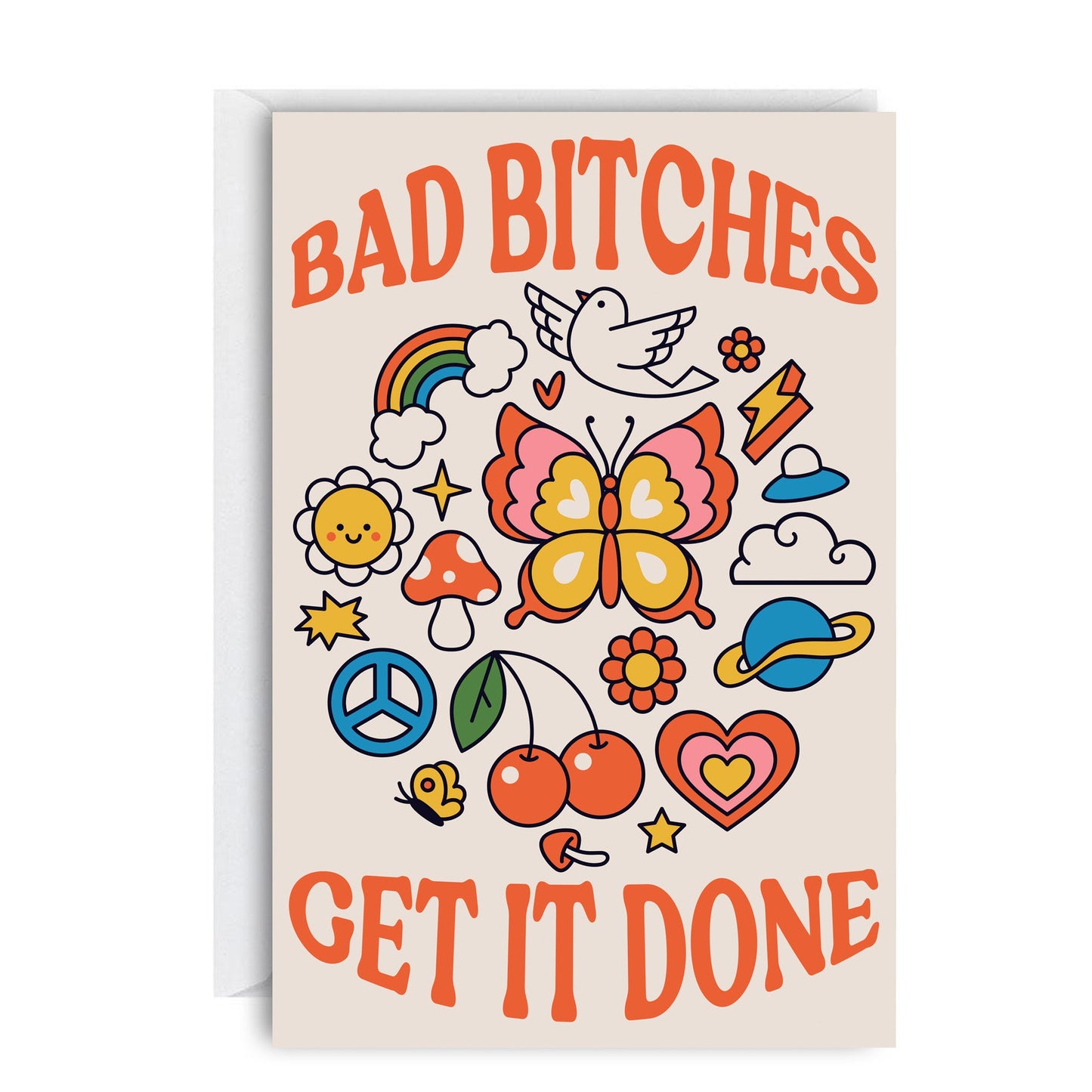 Bad Bitches Get It Done Greeting Card