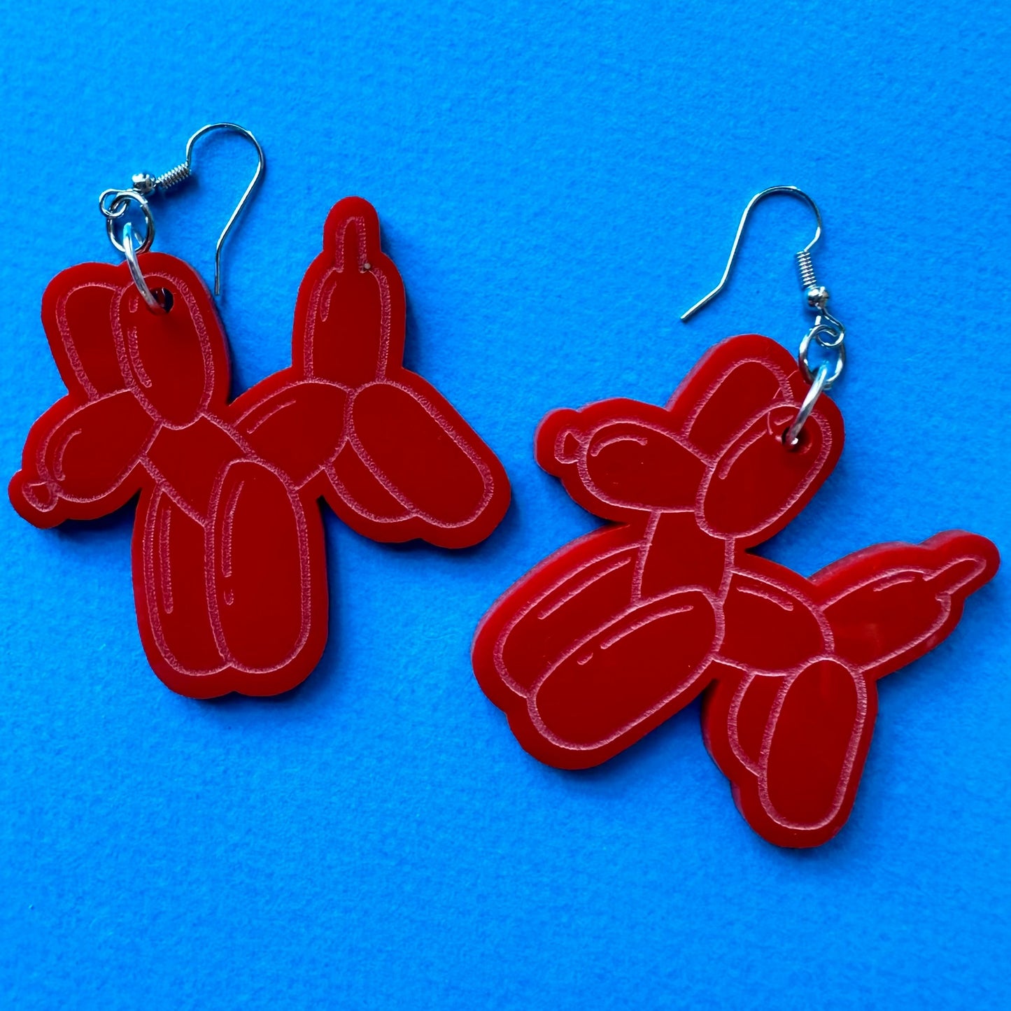 Balloon Dog Earrings