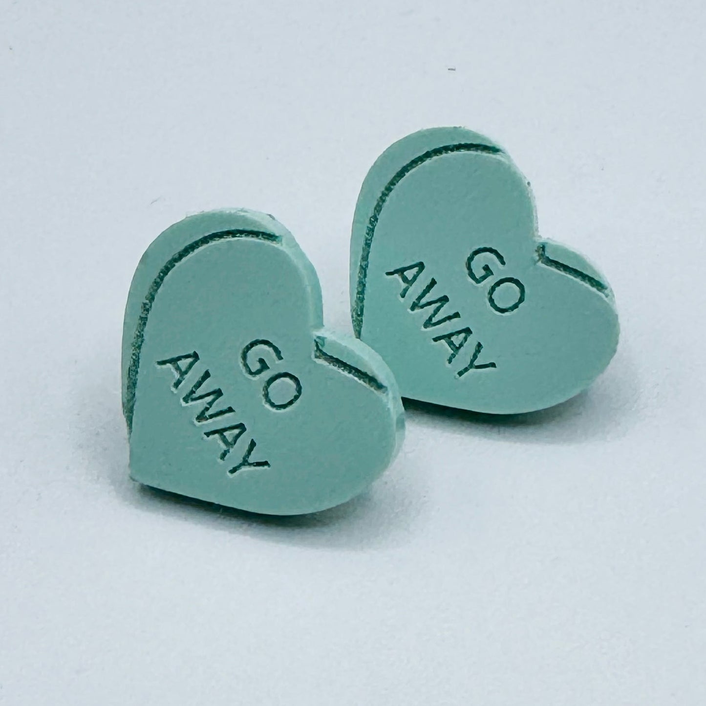 Heart Candy GO AWAY Studs (Multicolor)