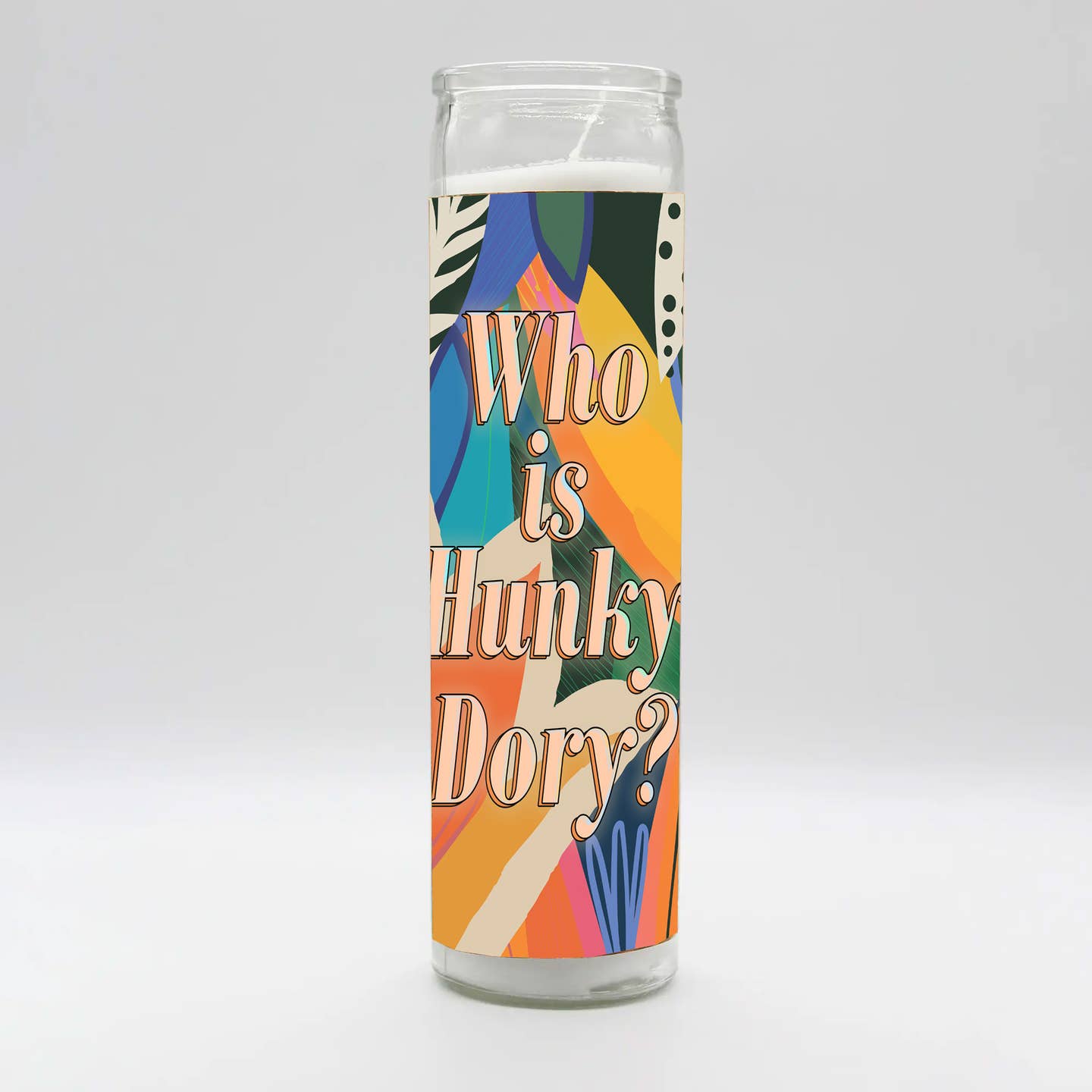 Saint 'Who Is Hunky Dory?' Quote Candle