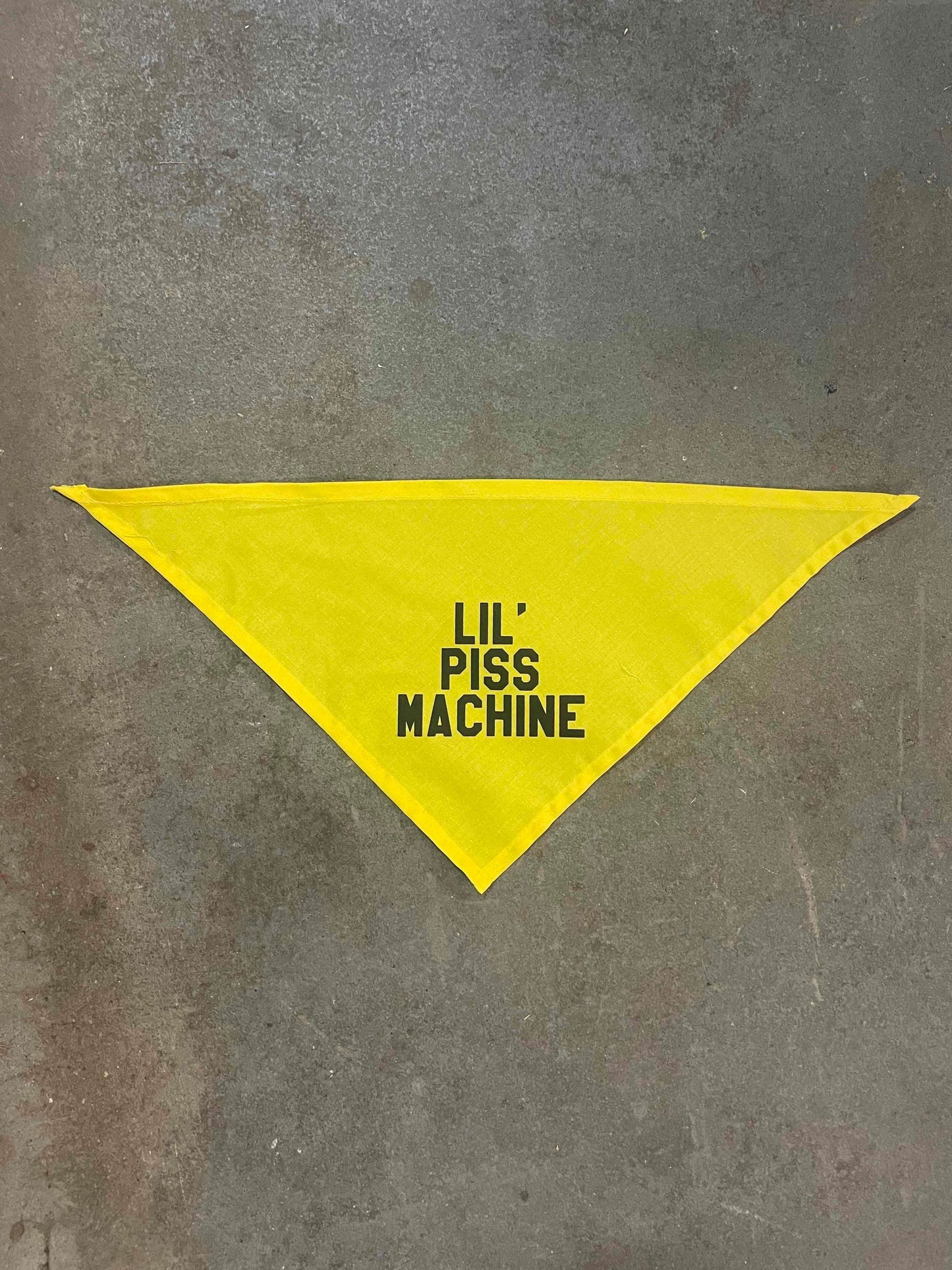 Lil' Piss Machine Pet Bandana (Large)