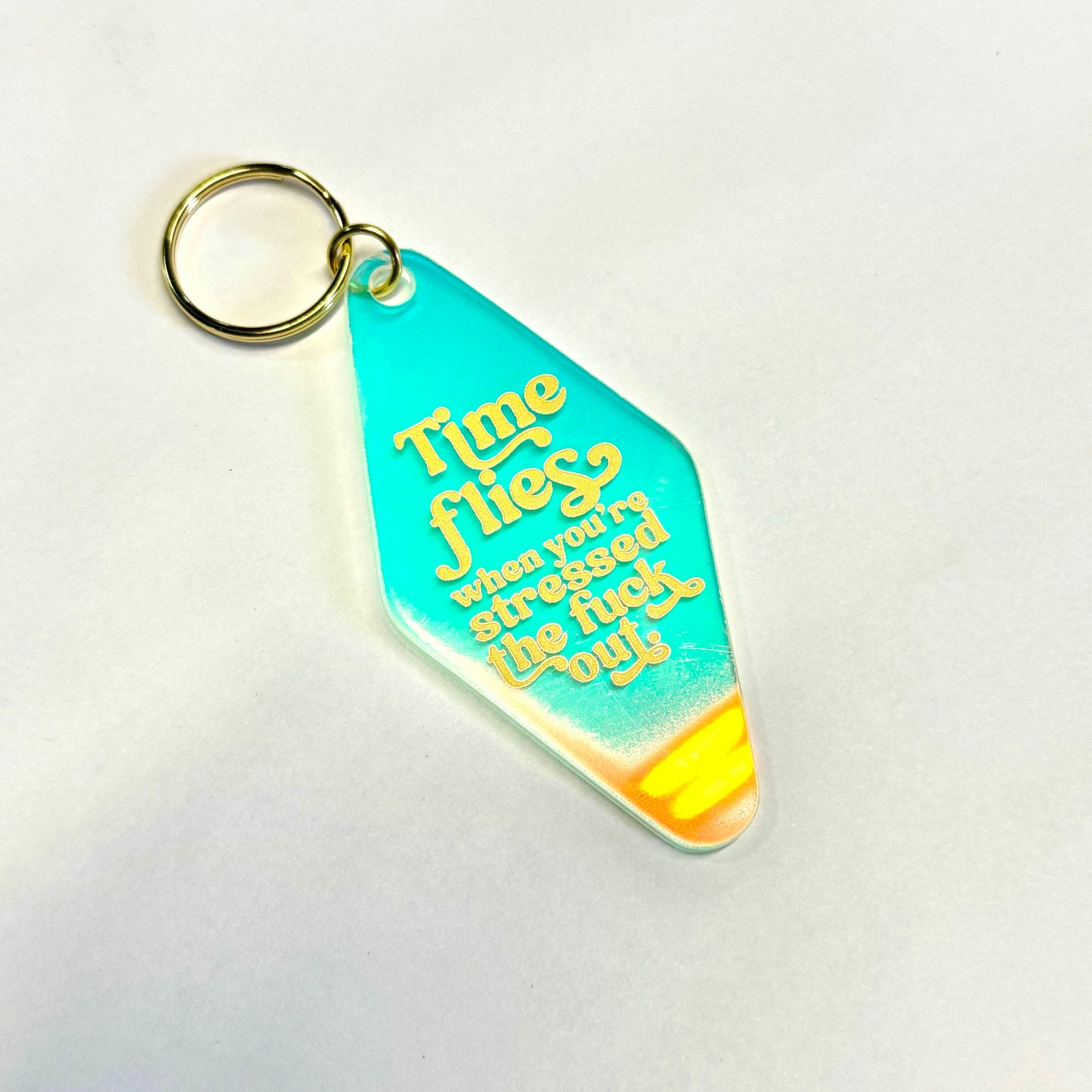 Time Flies When You're Stressed the F*ck Out Sticker