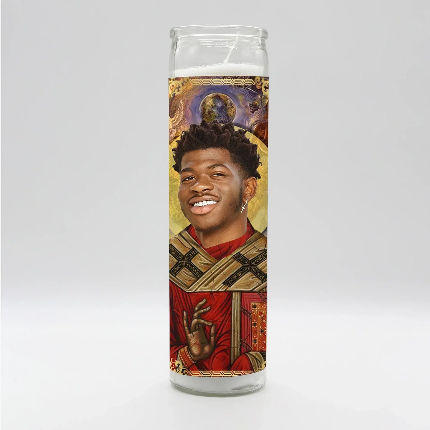 Saint Montero Candle