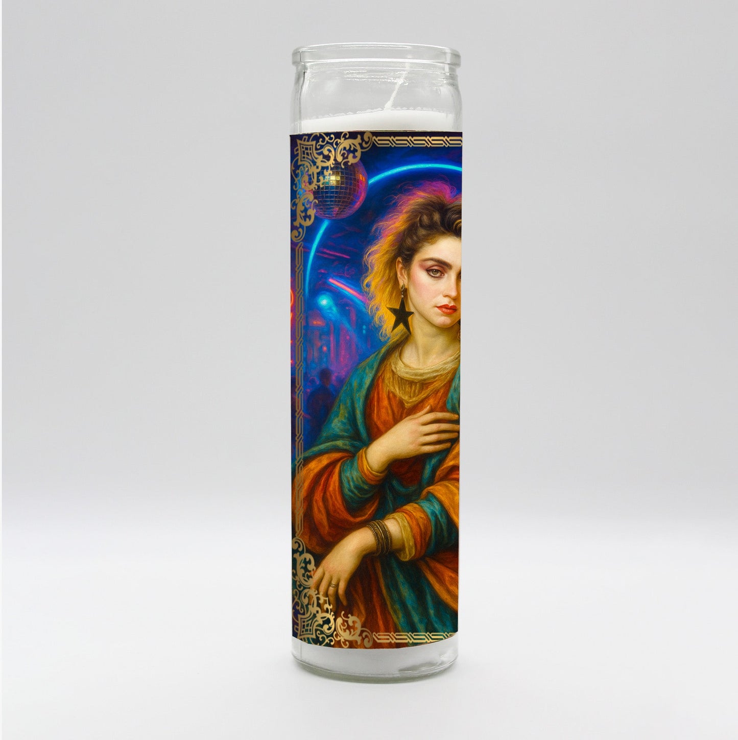 Saint Queen of Pop Renaissance Candle