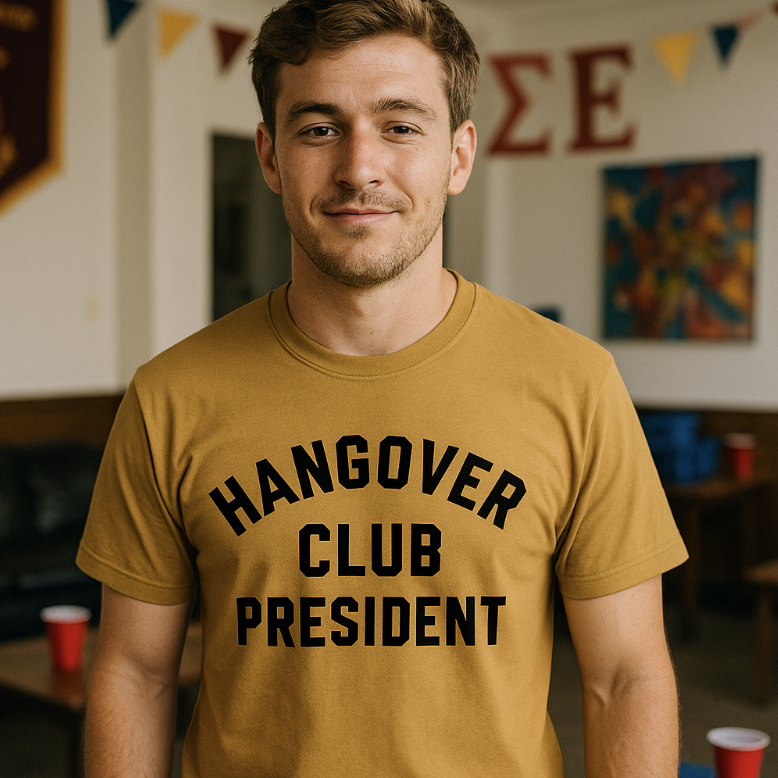 Hangover Club President T-Shirt