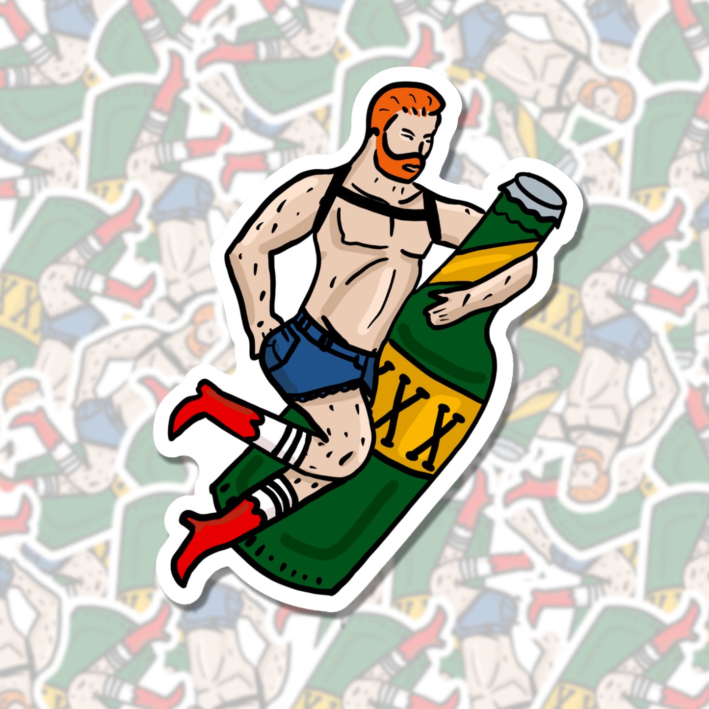 Boylesque Pinup Sticker