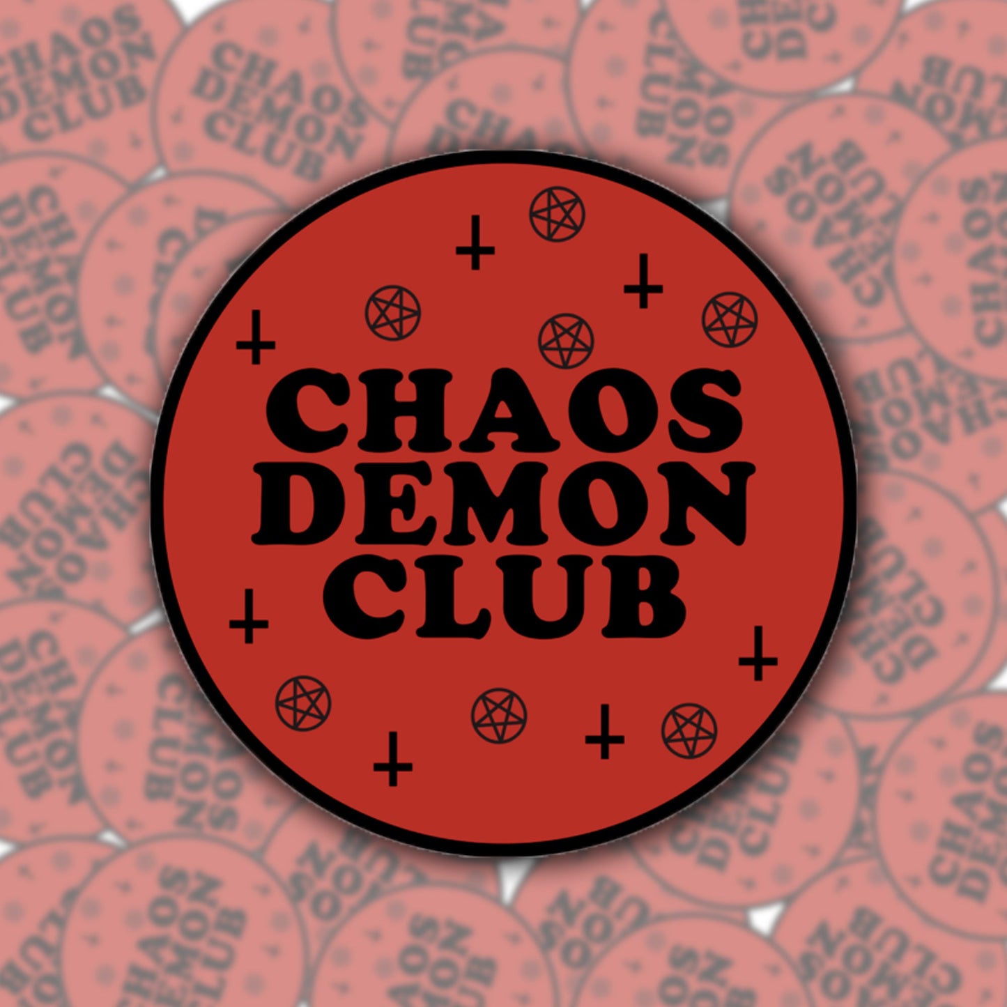Chaos Demon Club Sticker