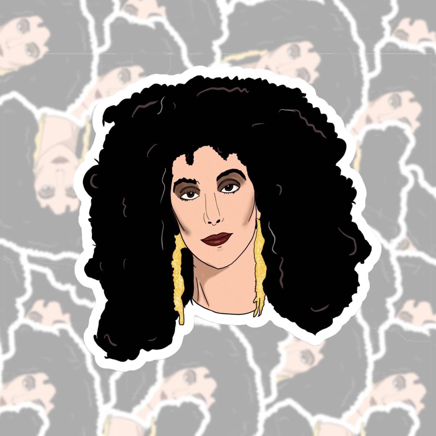 Cher Sticker