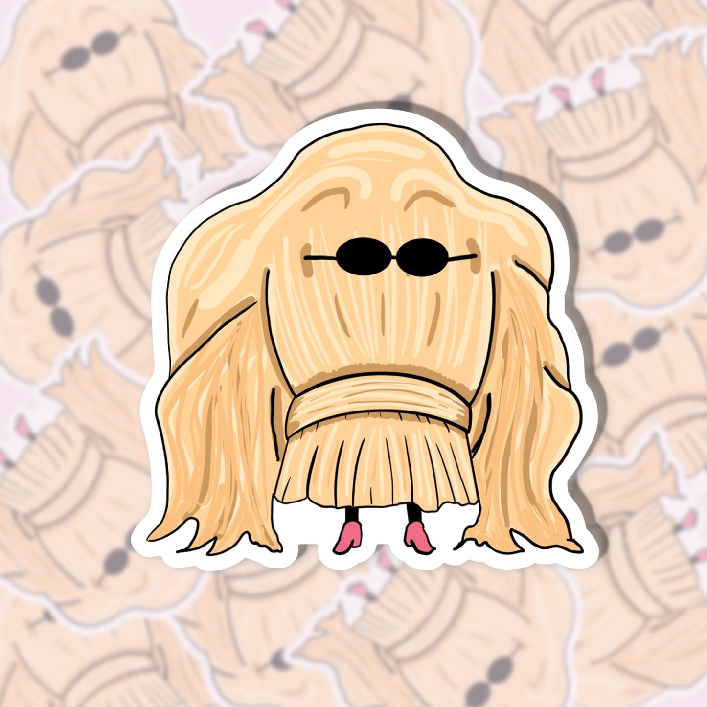 Cousin Itt Sticker