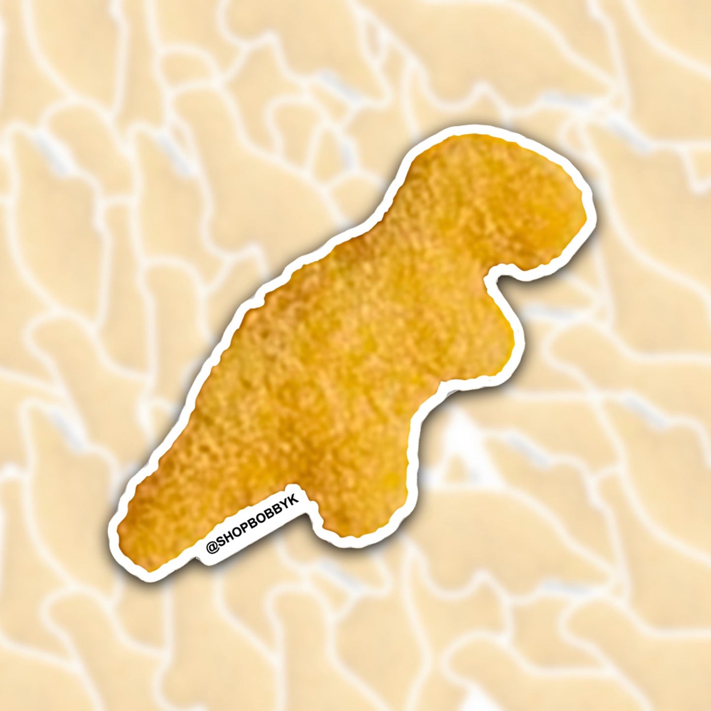 Dino Nugget No. 5 Sticker