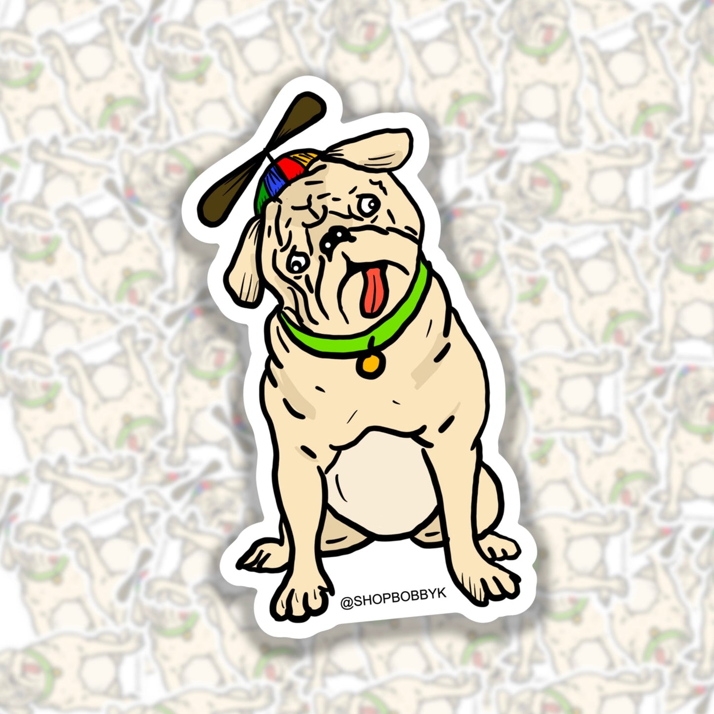 Silly Dog Sticker