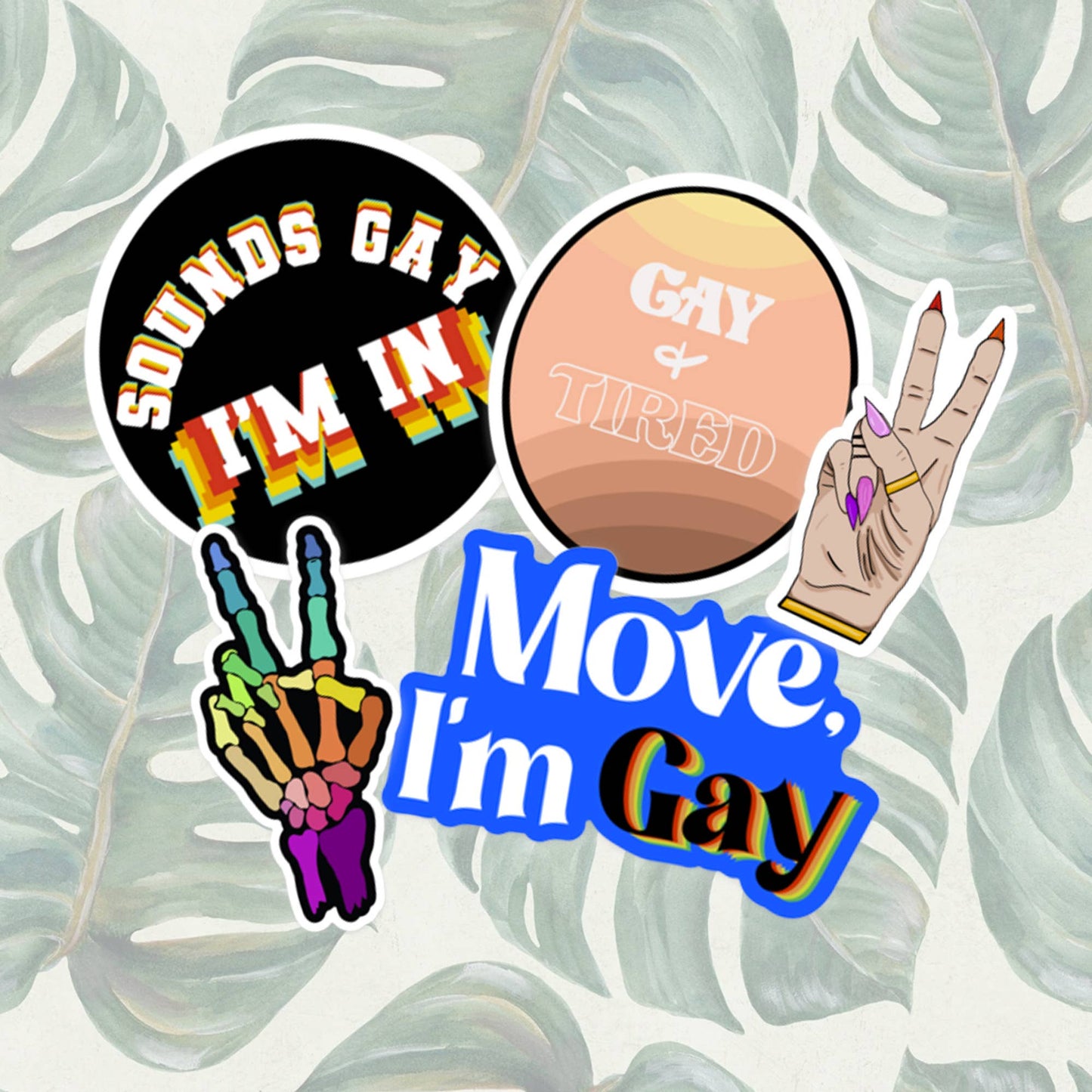Gay Mood Sticker Pack