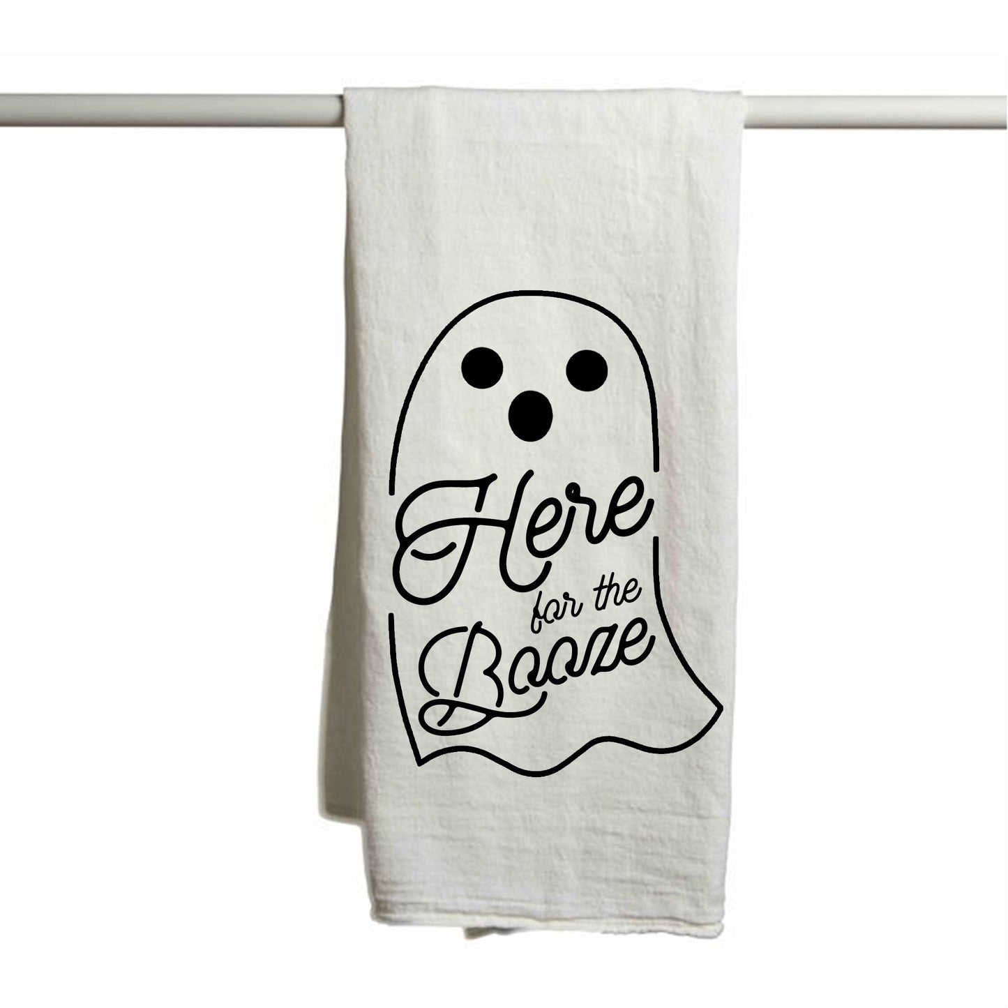 Here for the Booze Tea Towel