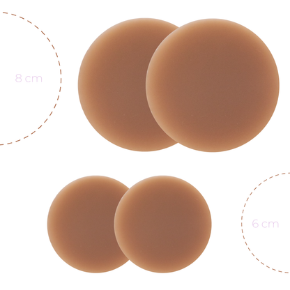 8cm Boob-eez Headlight Hiders - Dark Tint Nipple Covers