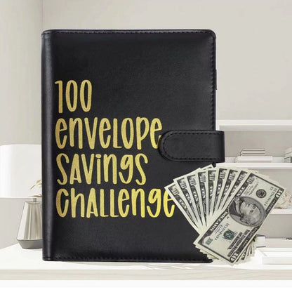 100 Envelope Challenge Binder – Budget Organizer for Cash Saving