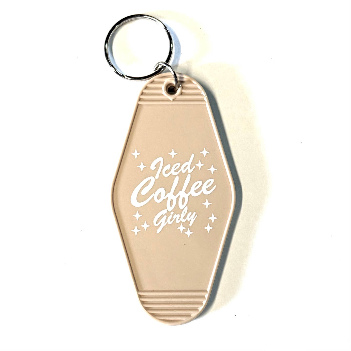 Iced Coffee Girly Keychain