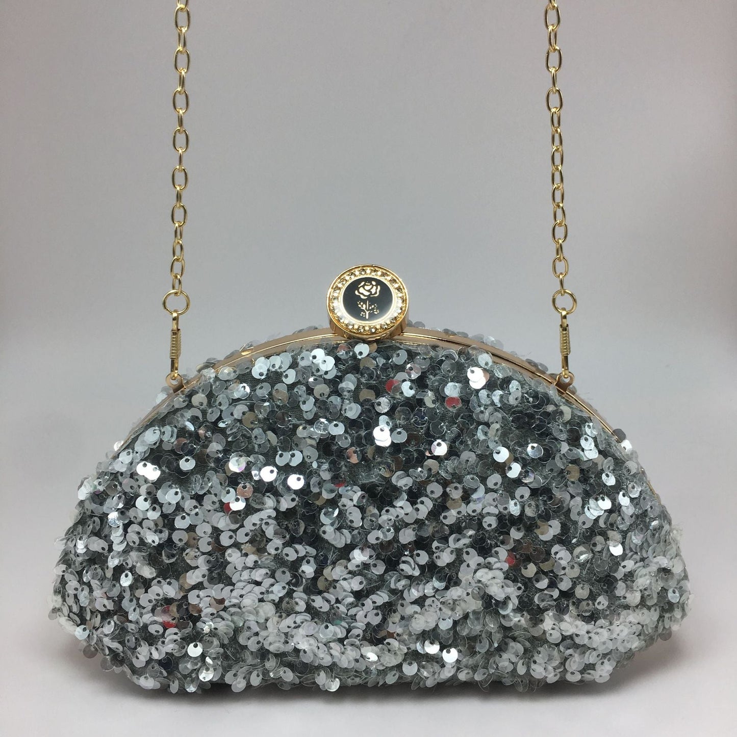 Sequined laser iridescent multi-color fashionable cosmetic bags