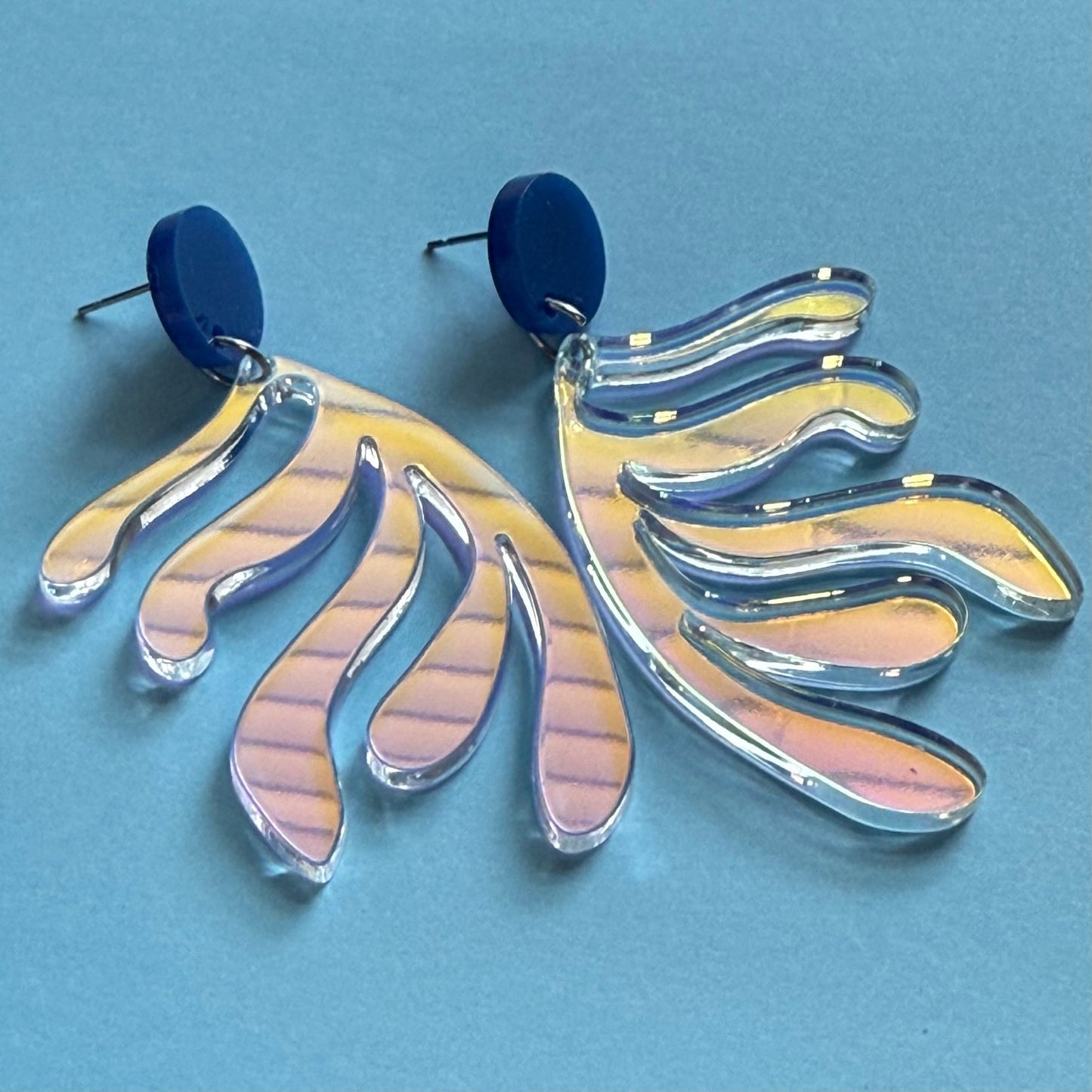 Coral Drop Earrings