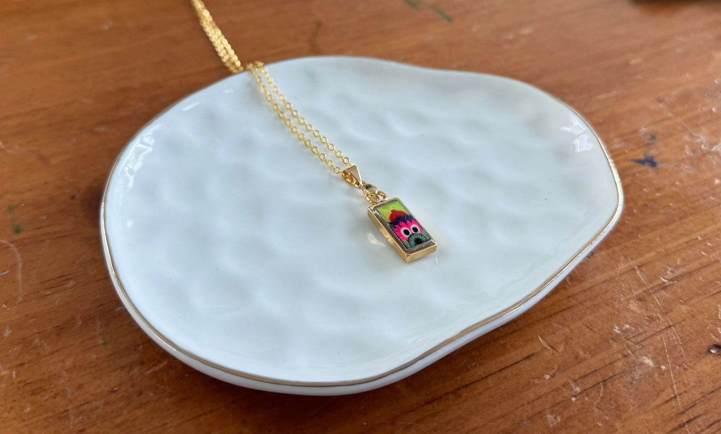 Original Hand-Painted Phanatic Necklace