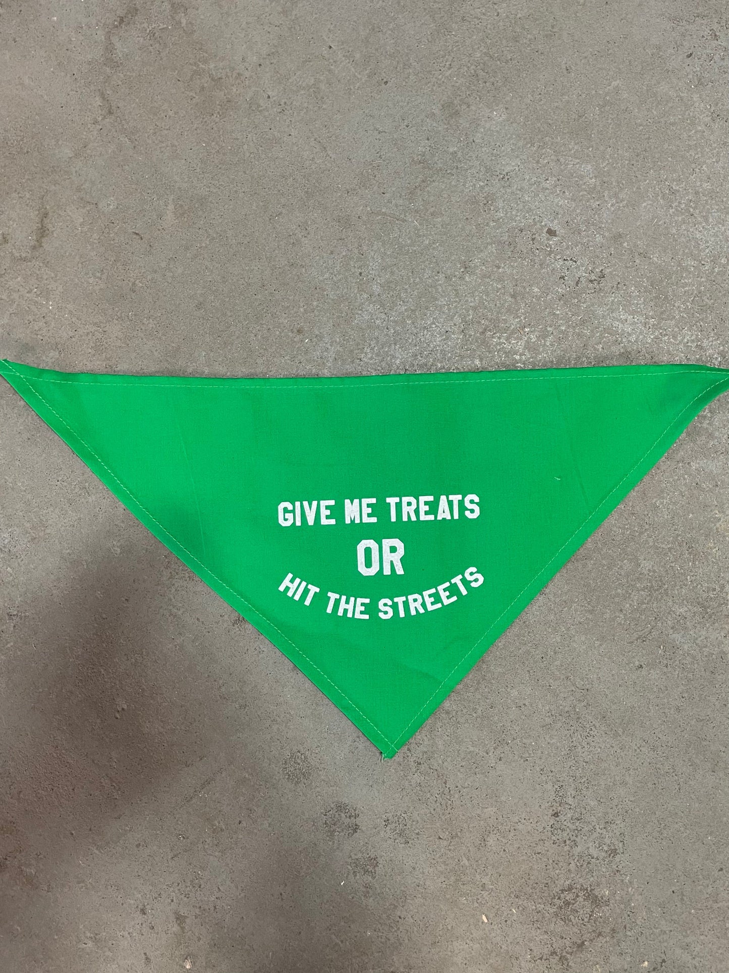 Give Me Treats or Hit The Streets Bandana (Small)