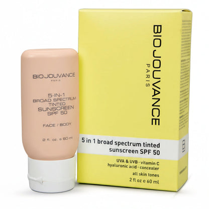 5 in 1 Broad Spectrum Tinted Sunscreen SPF 50