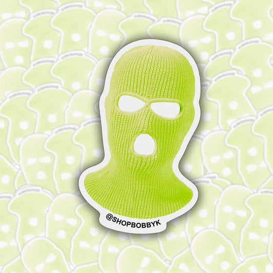 Ski Mask Sticker