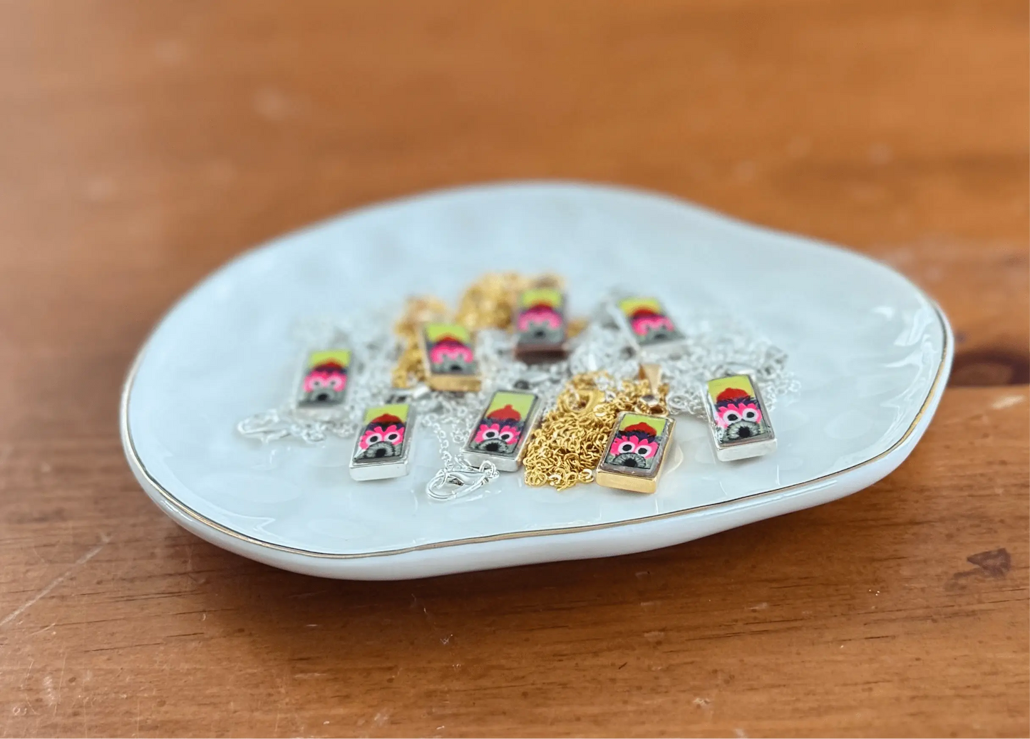 Original Hand-Painted Phanatic Necklace