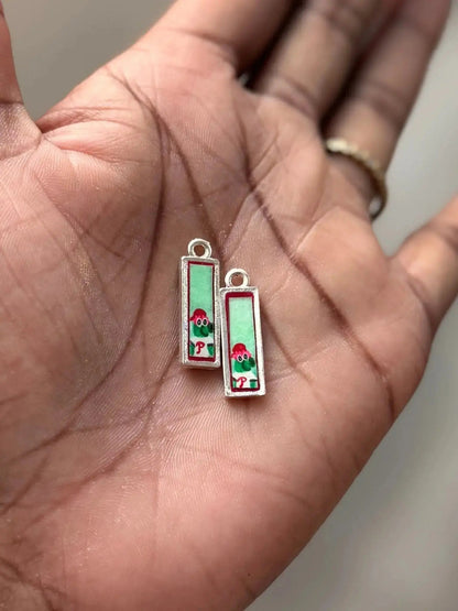 Mini Hand-Painted Phillies Phanatic Pendant Necklace