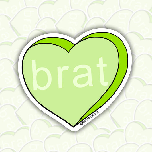 Heart Candy BRAT Sticker