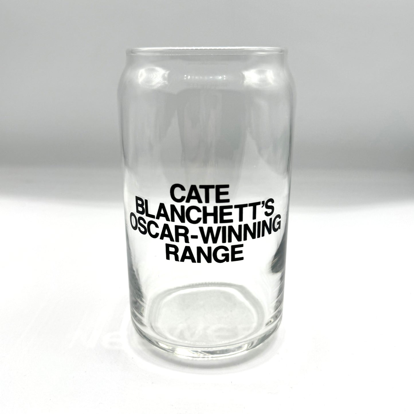 Cate Blanchett's Oscar-Winning Range Beer Can Glass
