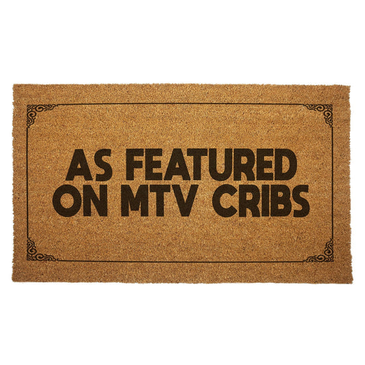 As Featured on Cribs Door Mat