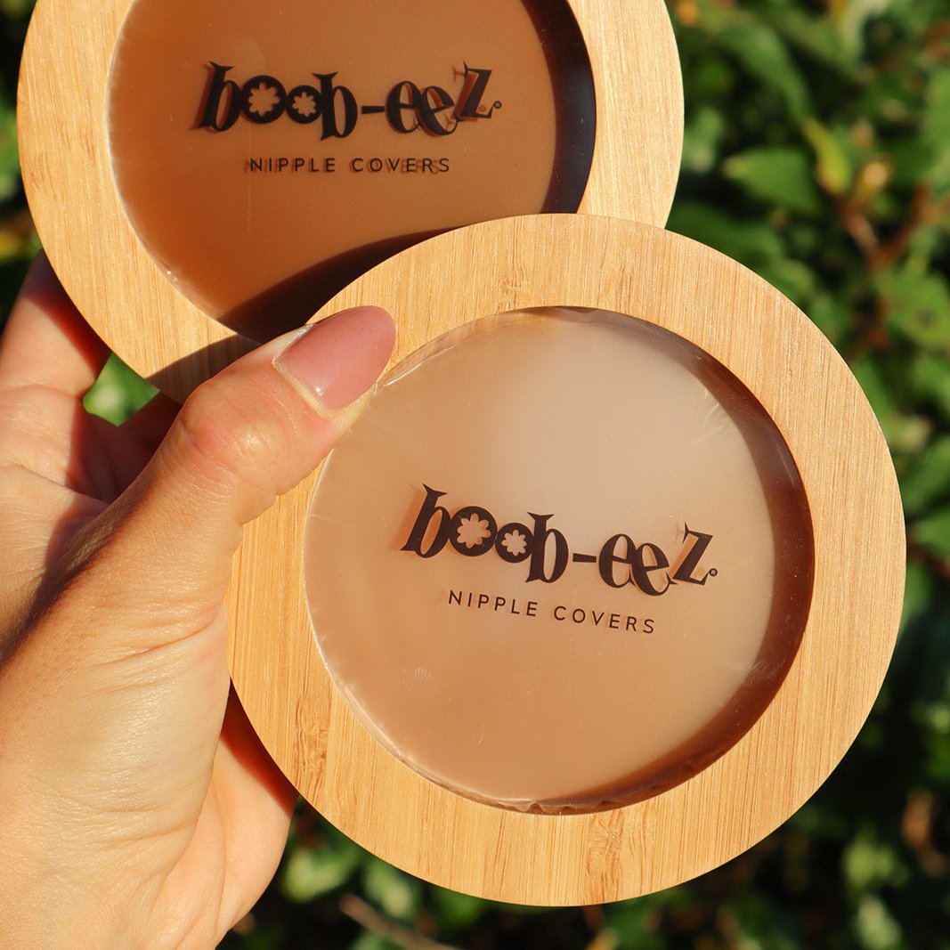 LUXE COMBO - Bamboo Compact + "Headlight" Hiders Nipple Covers