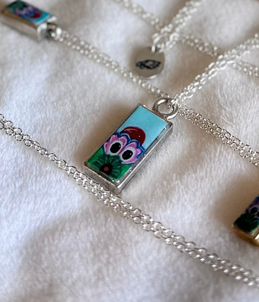 Original Hand-Painted Phanatic Necklace