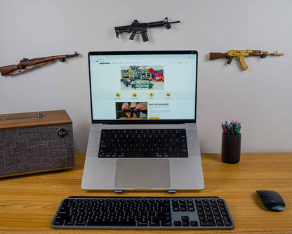 Goat Guns Miniature Toy Model Wall Mounts