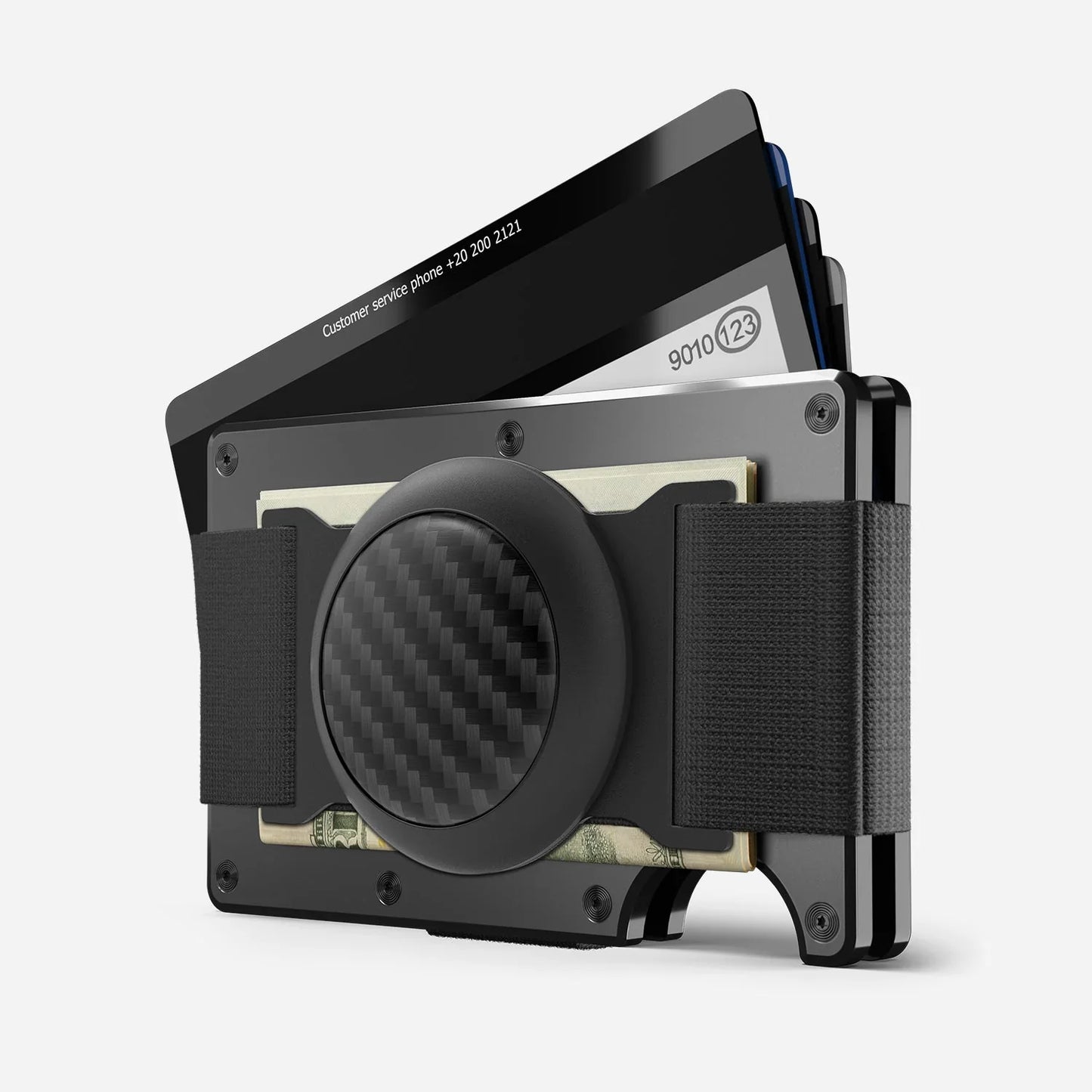Carbon AirTag Cash Strap