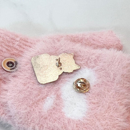 Work Hard for Cat Enamel Pin – Cute Gift for Proud Pet Owners