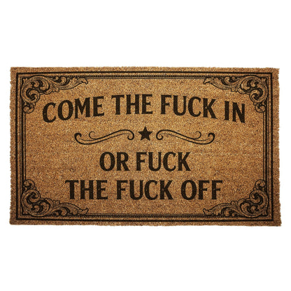 Come the F--k In Door Mat