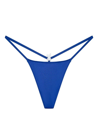 ICED OUT G-STRING IN ROYAL BLUE