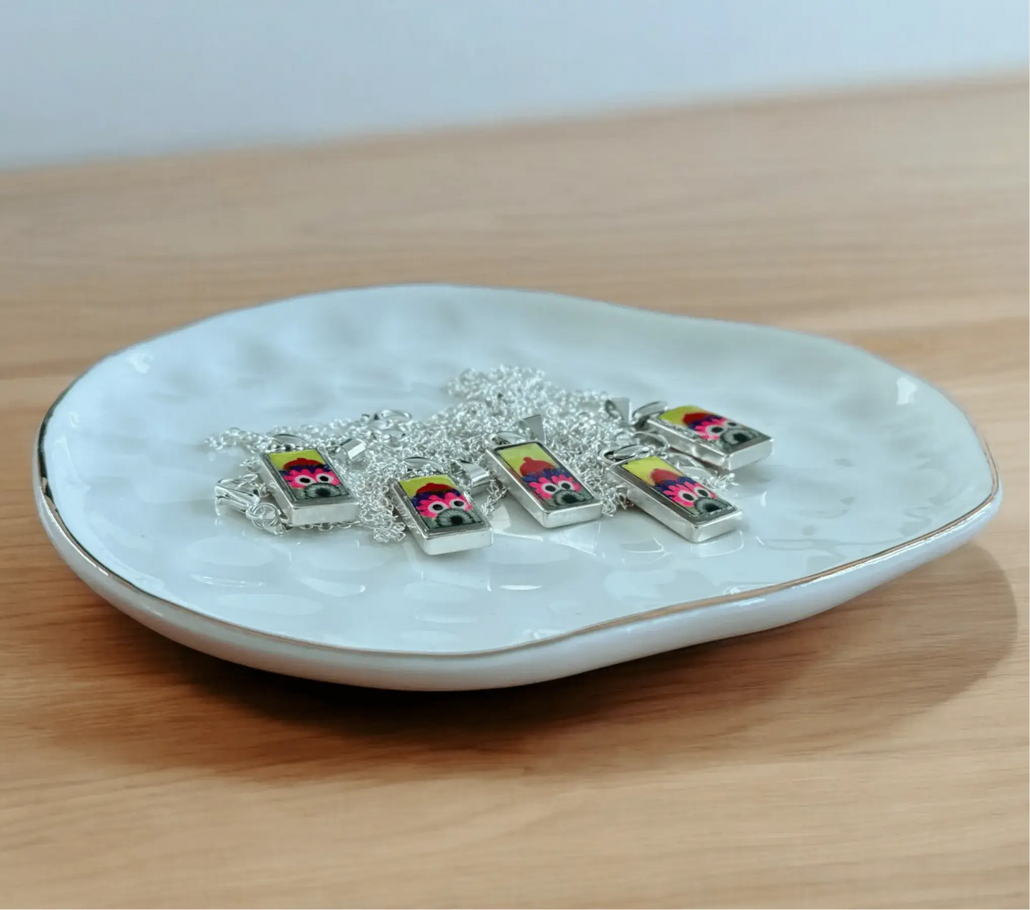 Original Hand-Painted Phanatic Necklace