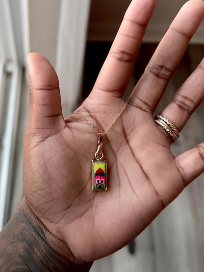 Original Hand-Painted Phanatic Necklace