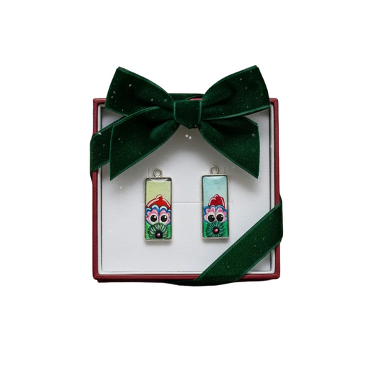 Large Hand-Painted Phillies Phanatic Pendant Necklace