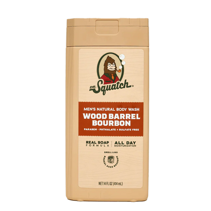Wood Barrel Bourbon 14oz Body Wash