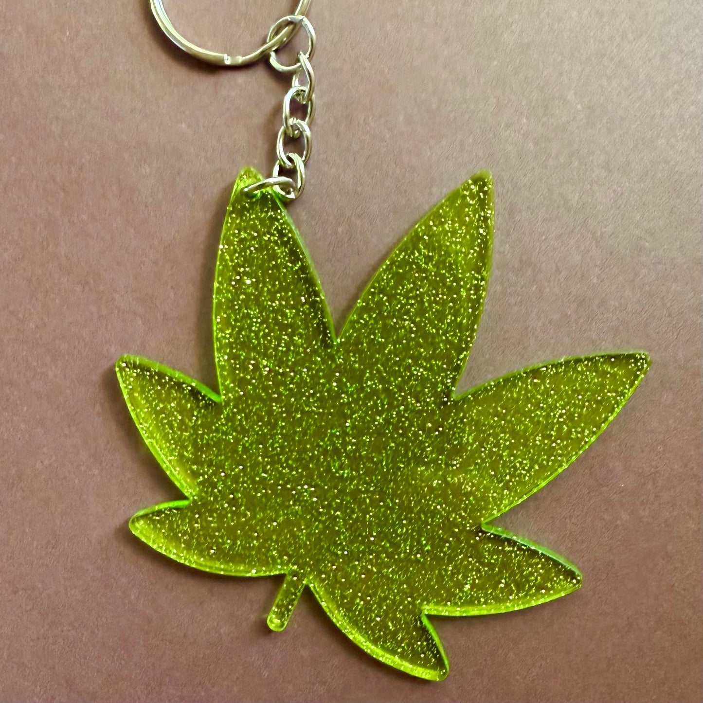 Pot Leaf Keychain