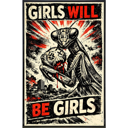 Girls Will Be Girls Print