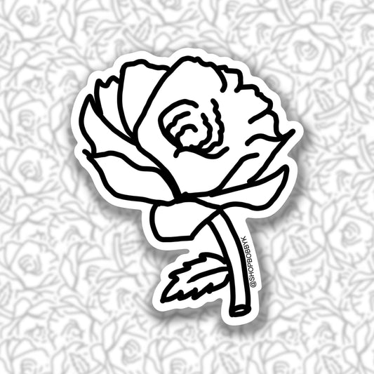 Rose Sketch Sticker